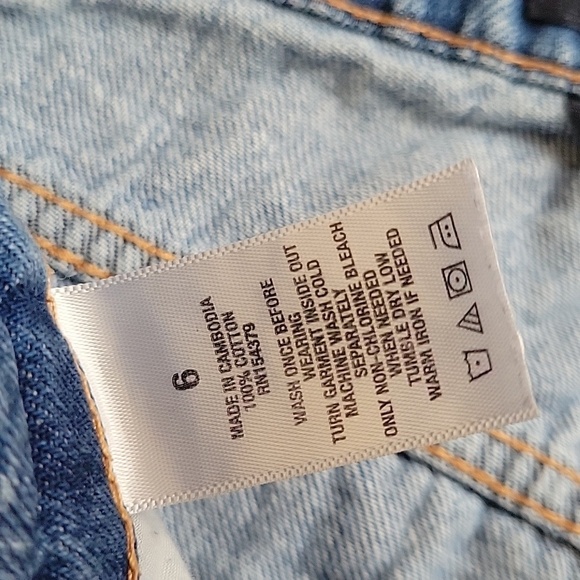 Aeropostale Womens 90s Baggy Ripped Denim Jeans - Size 6 - Picture 3 of 8